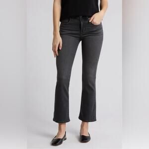 Madewell Black KICK OUT mid rise Women's flare Jeans Size 28